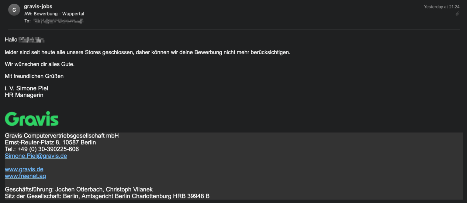 Was ist das für eine Antwort?
