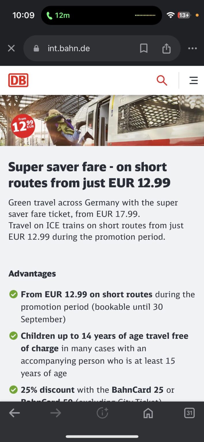 Ist dies eine gute Website, um Zugfahrkarten von Amsterdam nach Berlin zu kaufen? Fahrkarten für Reisen aus Amerika scheinen auf dieser Website im Vergleich zu anderen so viel günstiger zu sein Ist dies eine gute Website, um Zugfahrkarten von Amsterdam nach Berlin zu kaufen? Fahrkarten für Reisen aus Amerika scheinen auf dieser Website im Vergleich zu anderen so viel günstiger zu sein