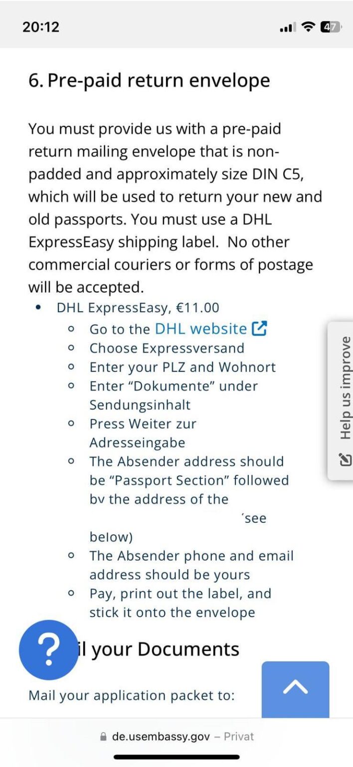 Hilfe bei vorausbezahlter DHL-Post 🫣 Hilfe bei vorausbezahlter DHL-Post 🫣