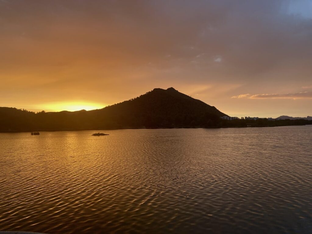 Puig de Sant Marti bei Sonnenuntergang, Alcúdia