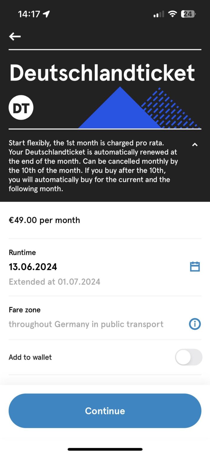 Bedeutet das, dass mir 98 € berechnet werden?