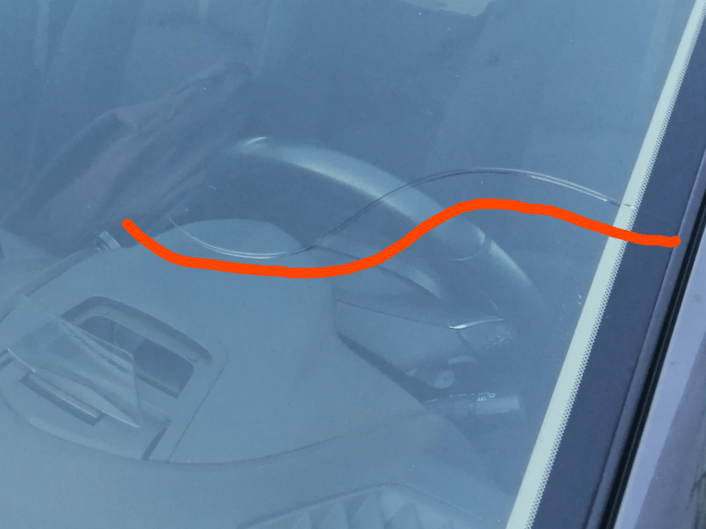 Auto-Windschutzscheibenschaden Auto-Windschutzscheibenschaden