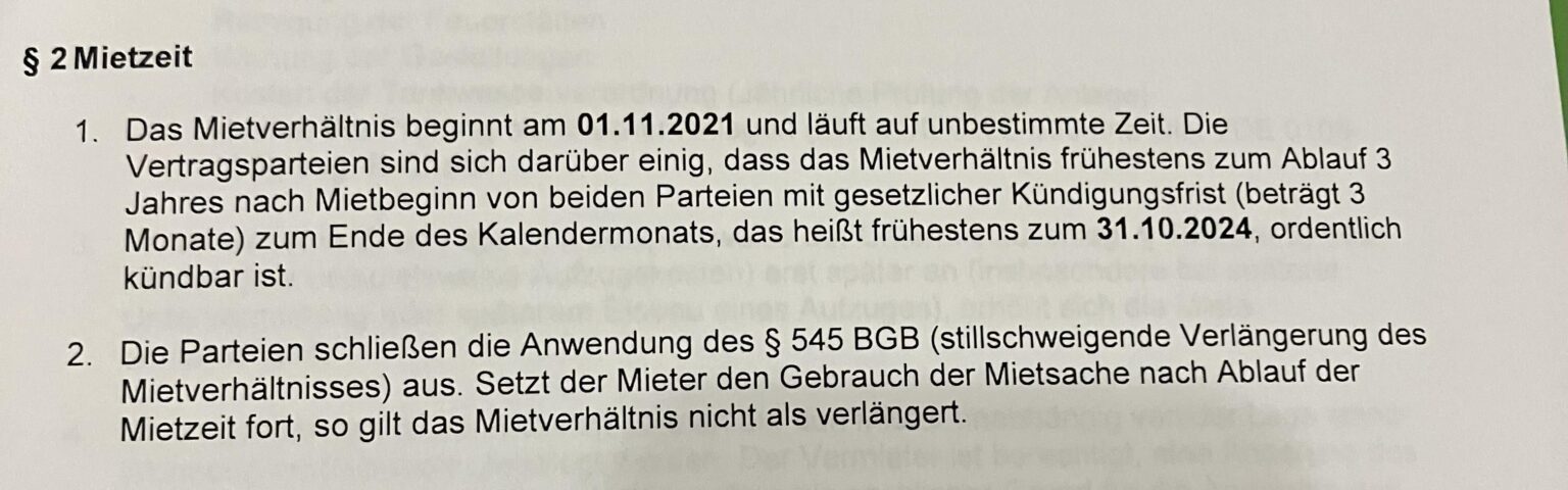Wie liest man diese Mietklausel richtig? Wie liest man diese Mietklausel richtig?