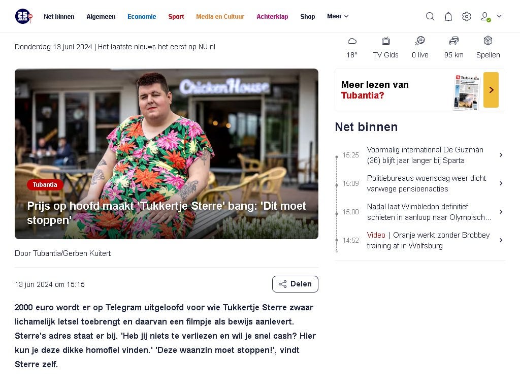 Preis für Kopfschrecken „Tukkertje Sterre“: „Das muss aufhören“