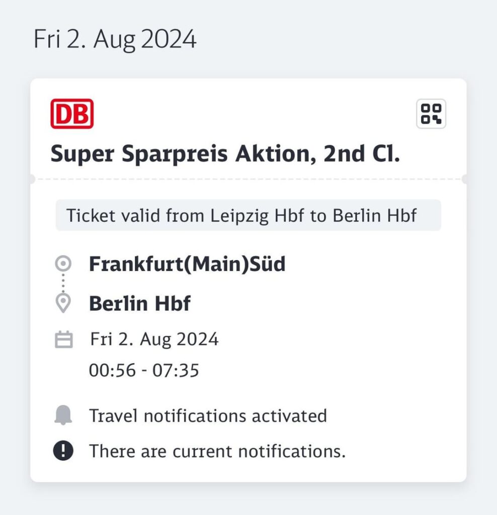 Warum steht da „gültig ab Leipzig“?