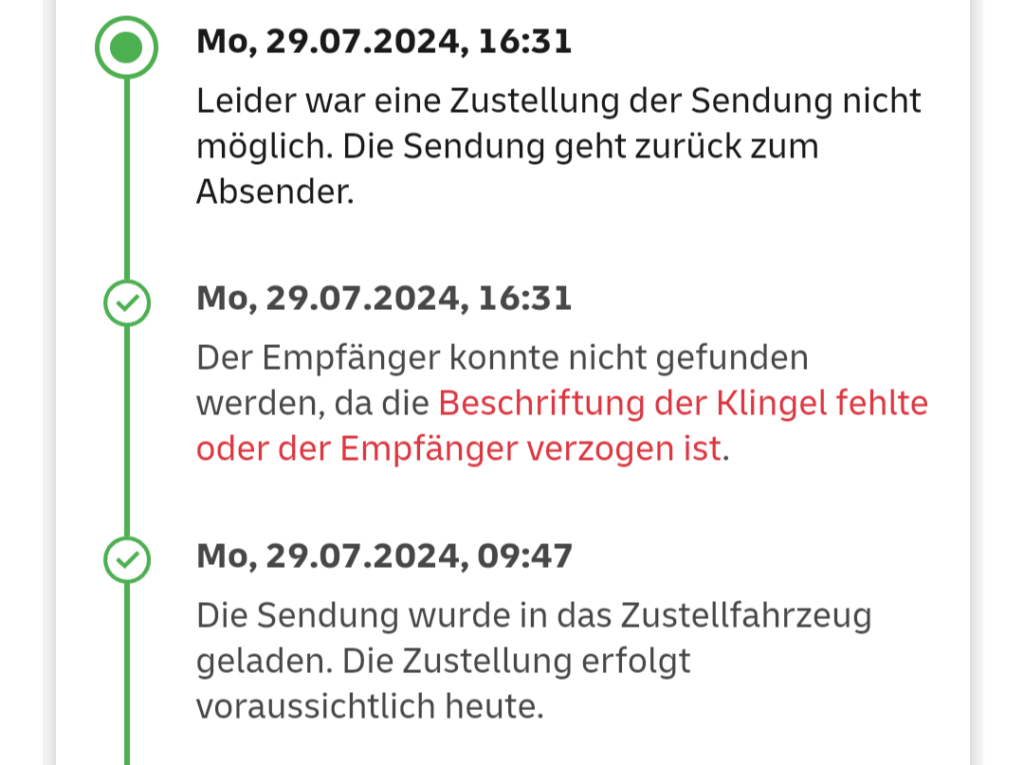 Was ist mit meinem DHL-Paket passiert?