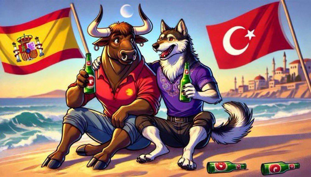 Im Namen des türkischen Volkes gratuliere ich dem gesamten spanischen Volk.  Der Beste hat gewonnen.