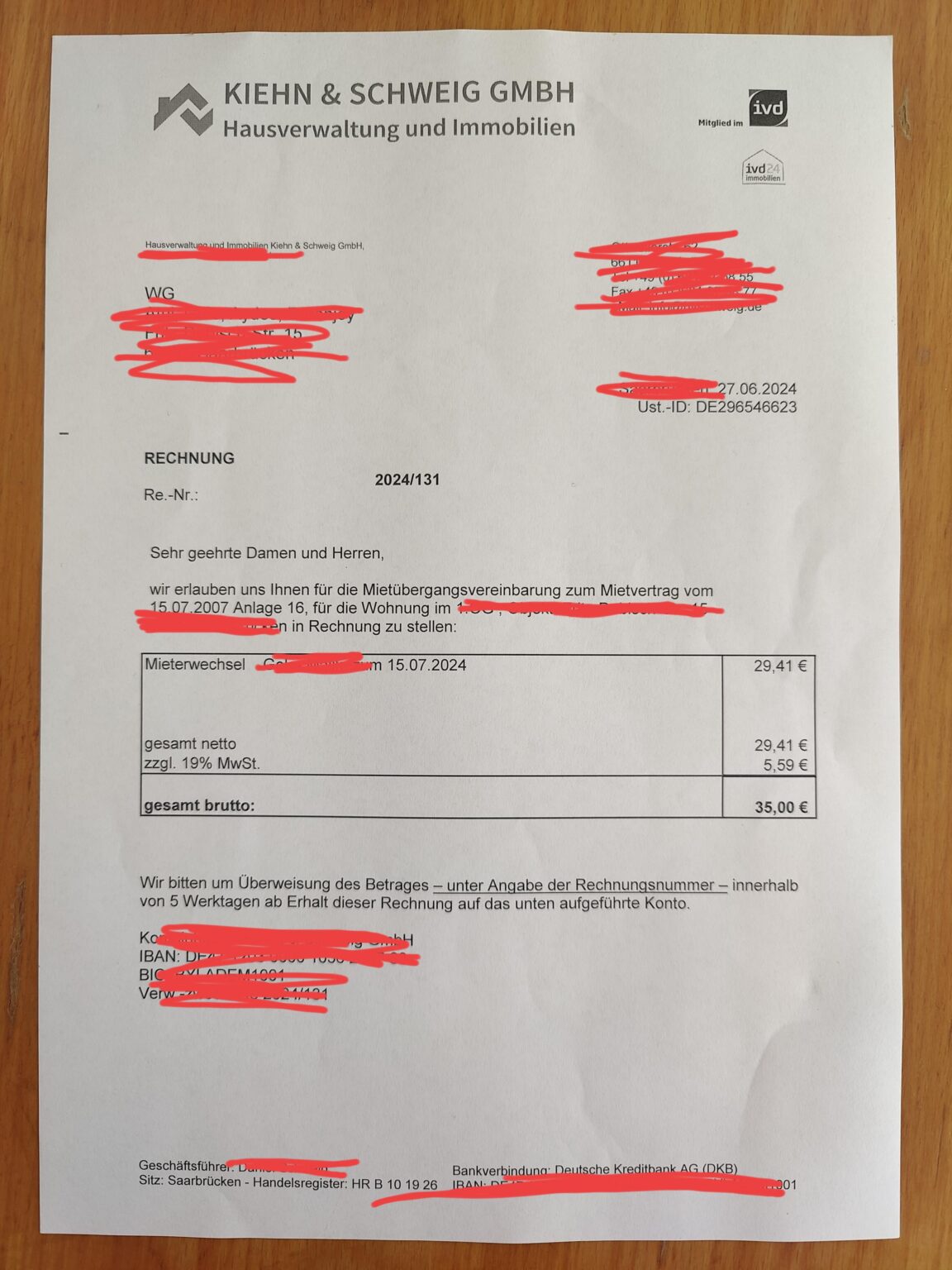 Wohnungsagentur berechnet Mietern Gebühren für Mieterwechsel Wohnungsagentur berechnet Mietern Gebühren für Mieterwechsel