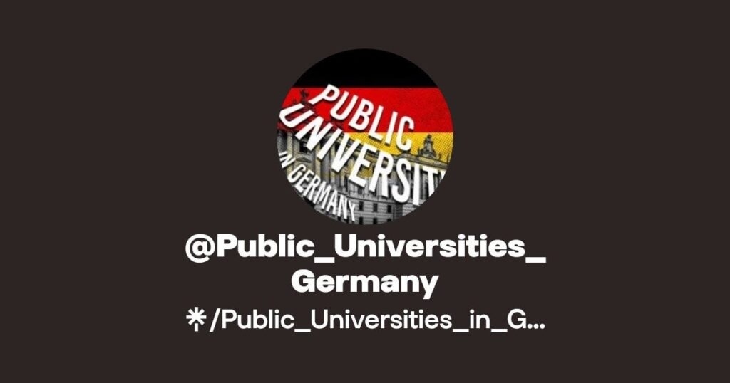 ÖFFENTLICHE UNIVERSITÄTEN IN DEUTSCHLAND ÖFFENTLICHE UNIVERSITÄTEN IN DEUTSCHLAND