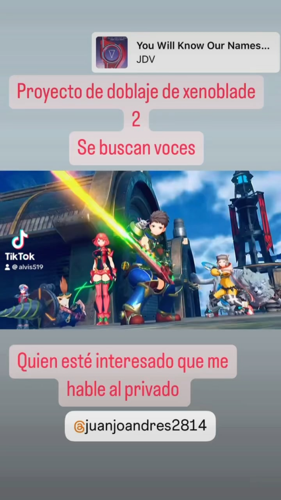 Xenoblade 2-Synchronisationsprojekt ins Spanische