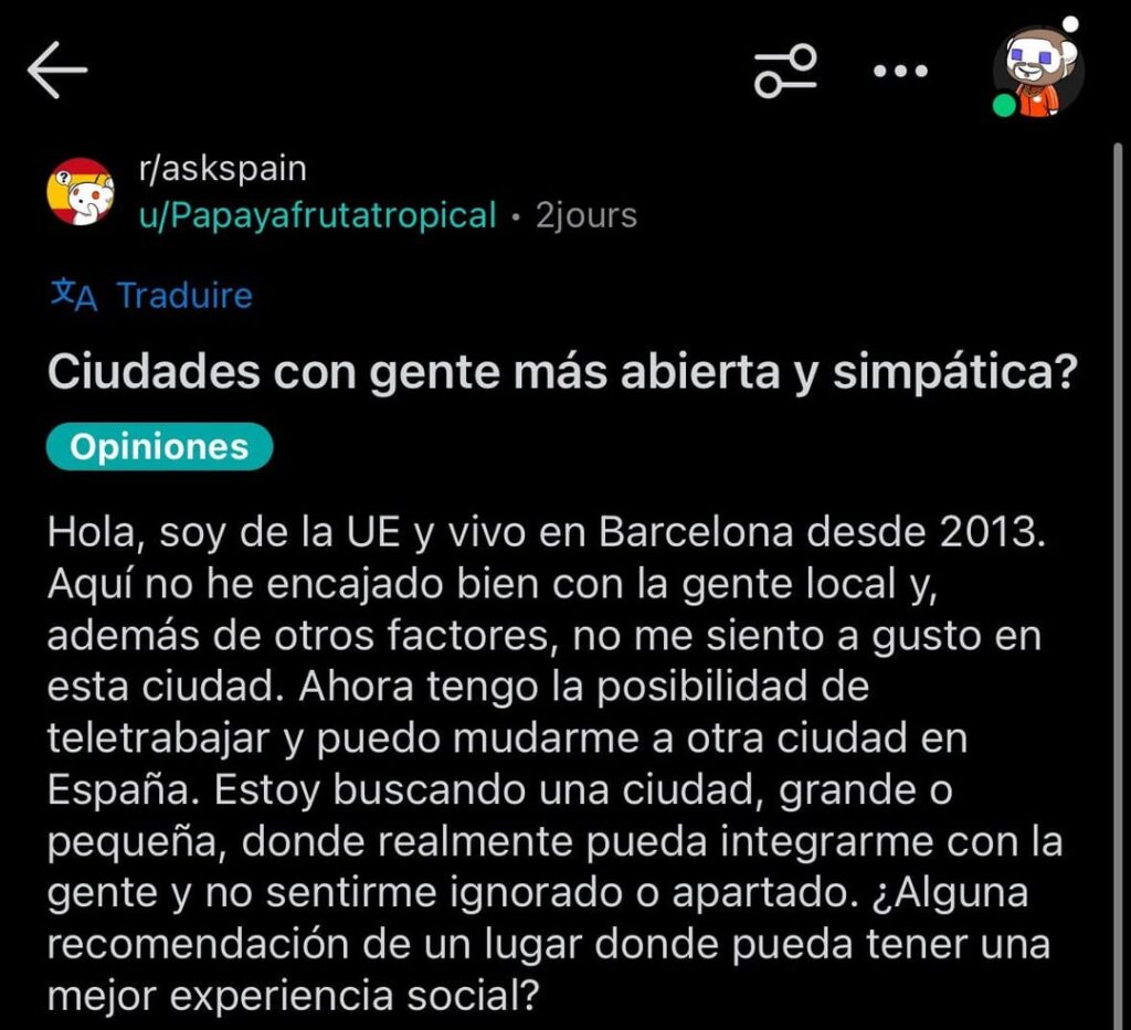 Sprechen Sie in einem anderen Sub über BCN = Ban