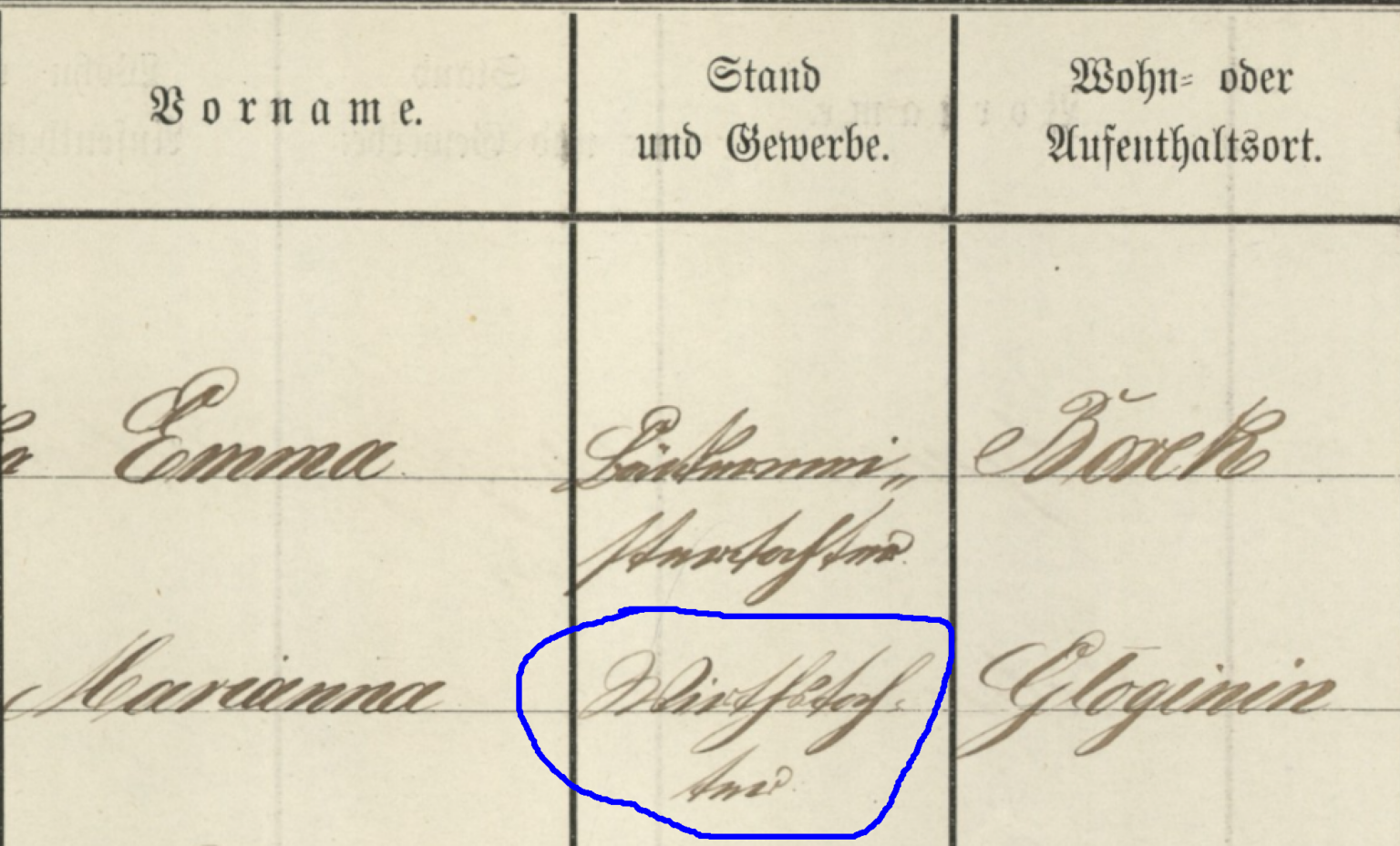 Kann mir jemand beim Übersetzen des ausgewählten Teils helfen?