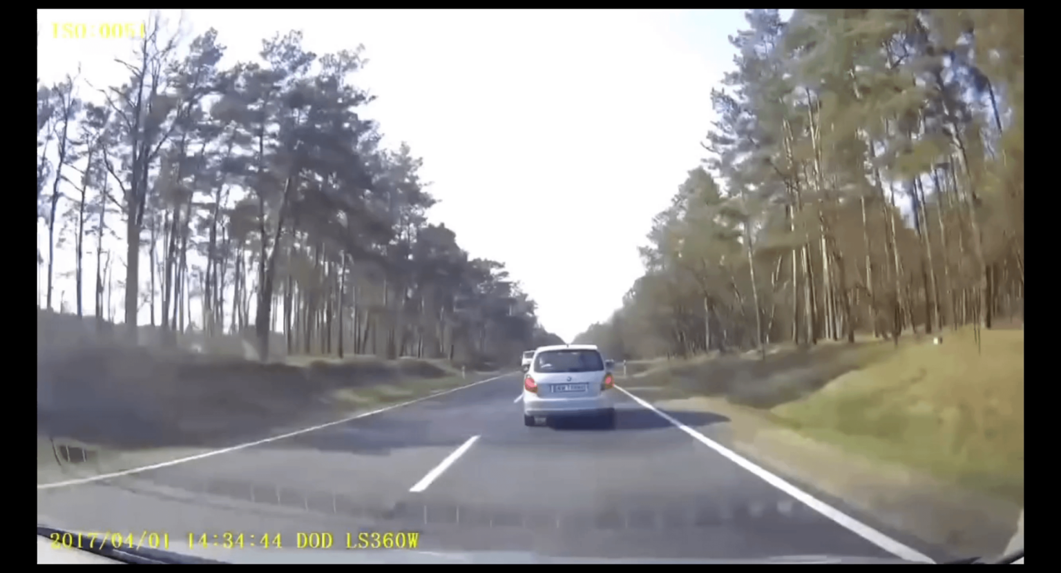 Der Fahrer glaubte an sich
