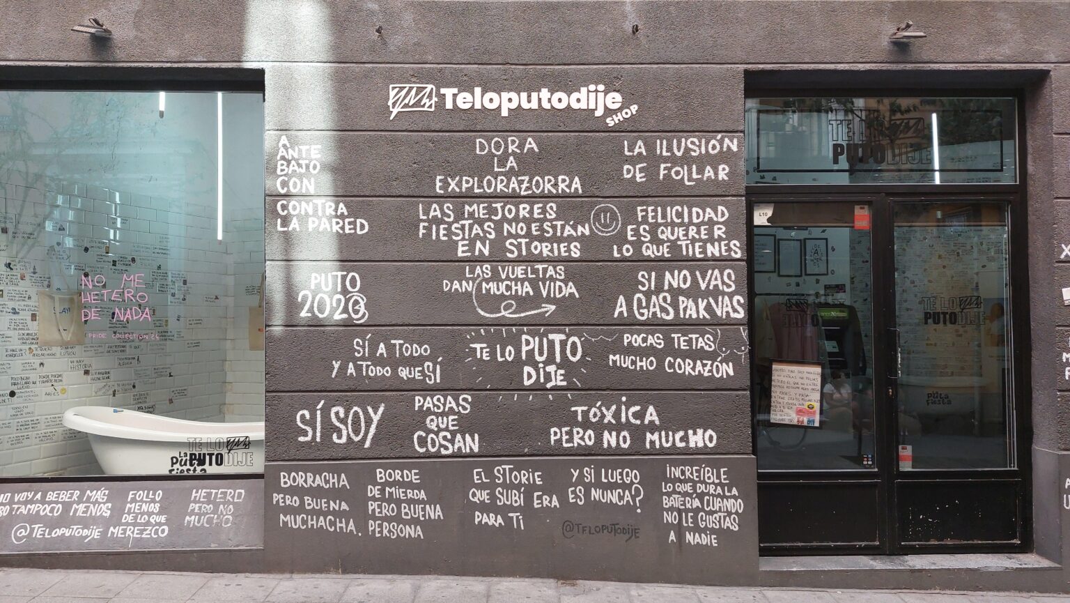 Geschäft in Madrid