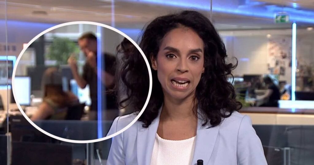 RTL-Redakteure heben sich in Live-Übertragung gegenseitig den Mittelfinger Editie NL: „Unerwünscht“