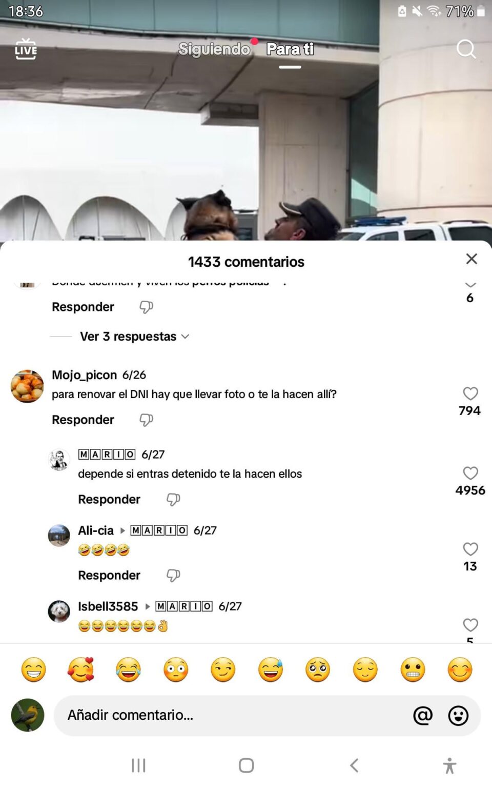 Spanien auf einem Foto