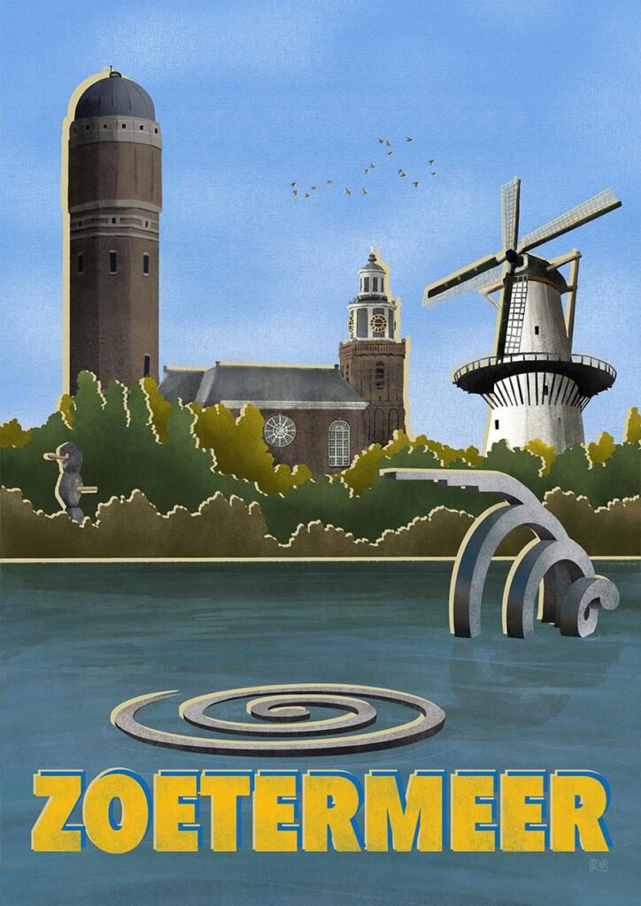 Zoetermeer, unser eigenes Reiseplakat für diese einzigartige Neustadt