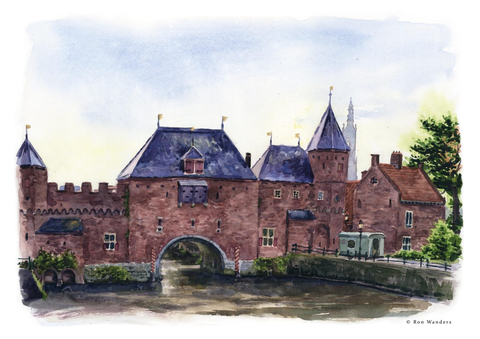 Ein Gemälde von Amersfoort