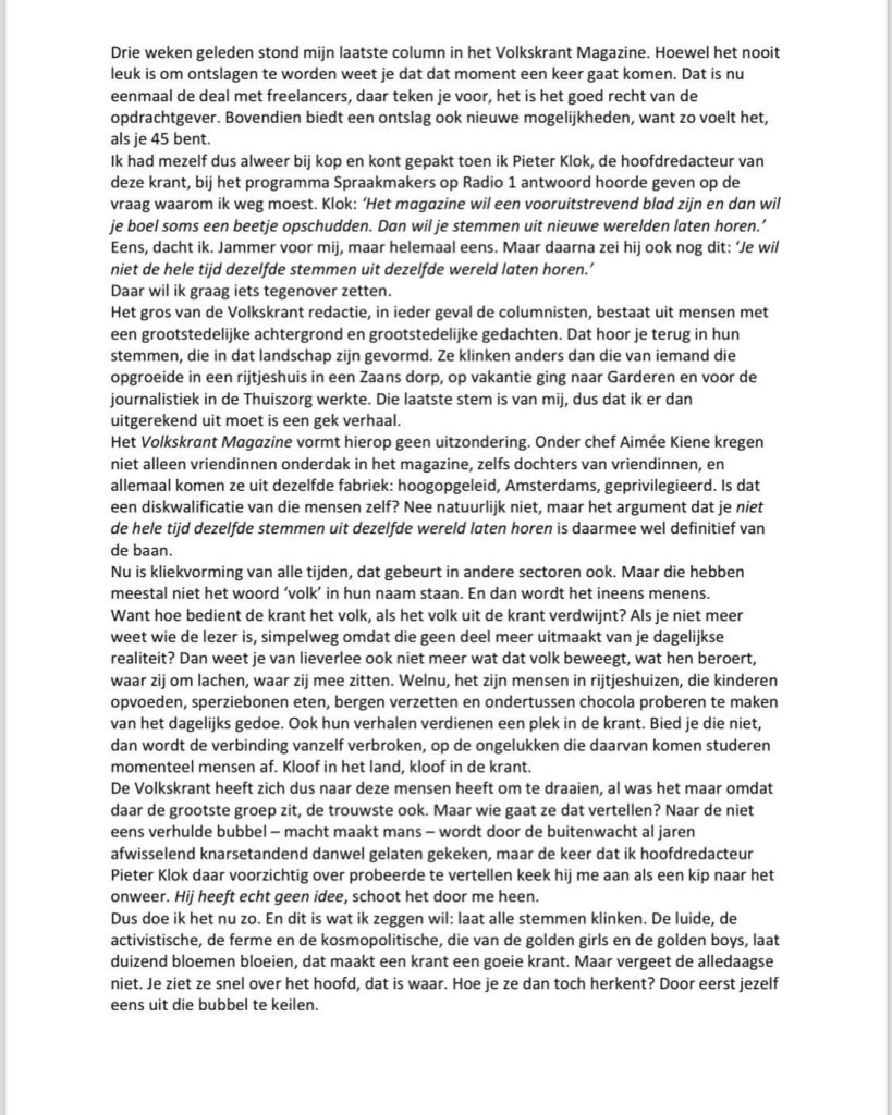 Blasenbildung passiert nicht nur in den sozialen Medien