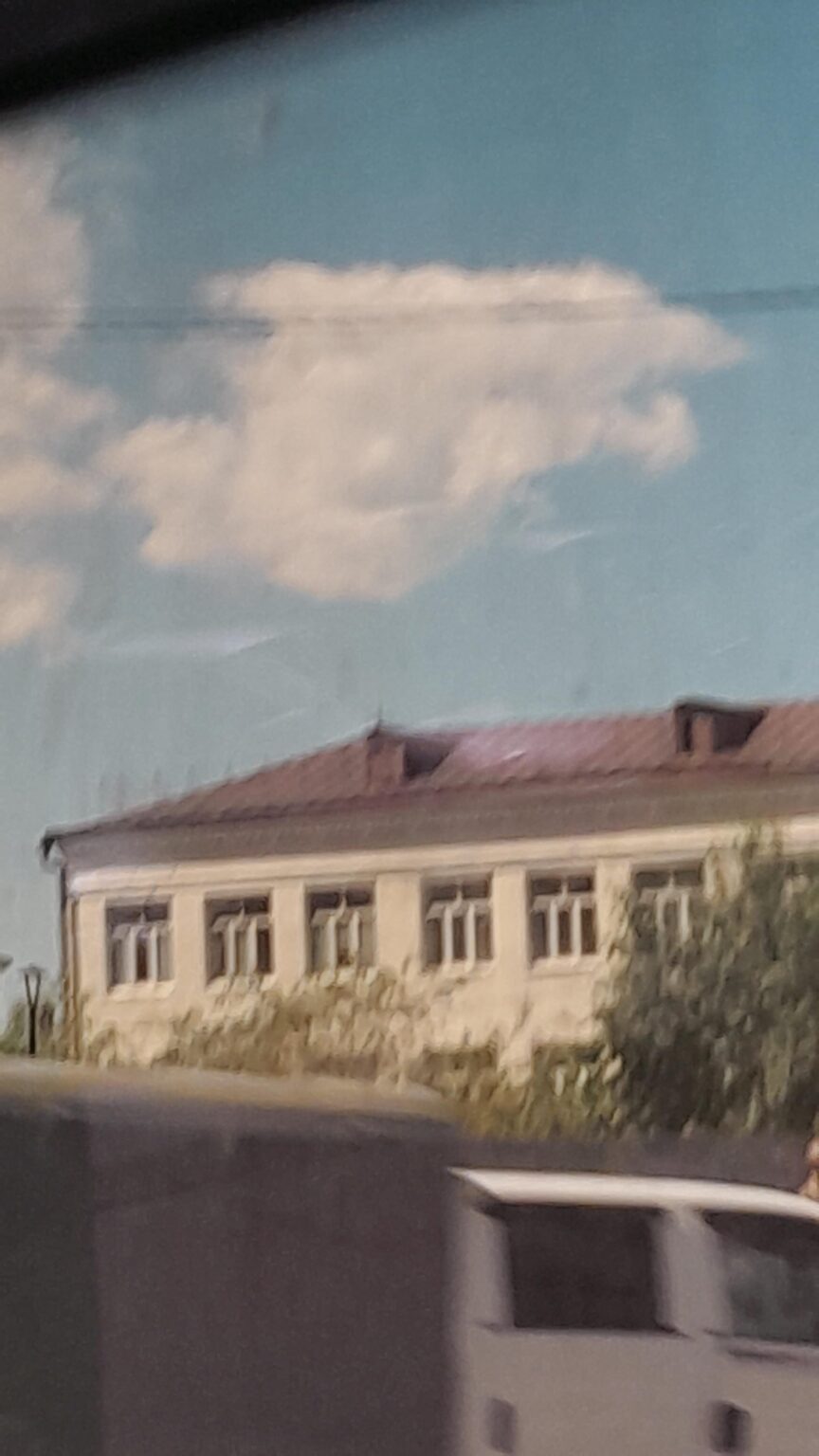 Spanienförmige Wolke, die ich in Ulan-Ude sah