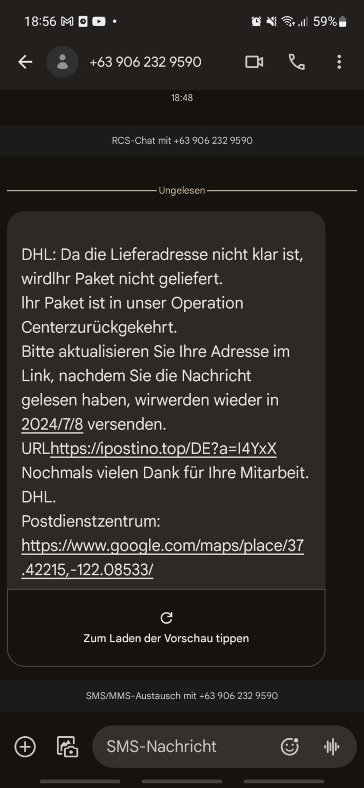 Das ist wahrscheinlich der schlechteste Betrugsversuch auf Deutsch, den ich je erlebt habe ☠️☠️
