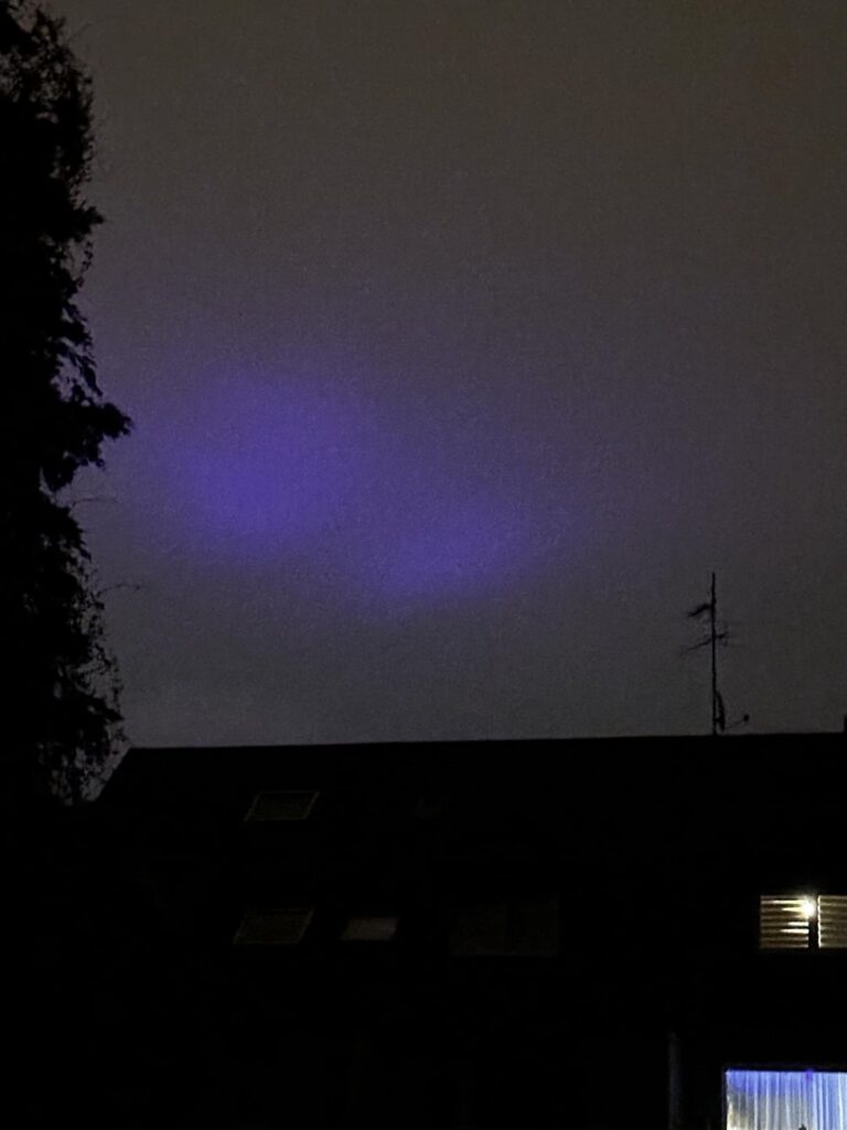 Etwas Lila am Himmel