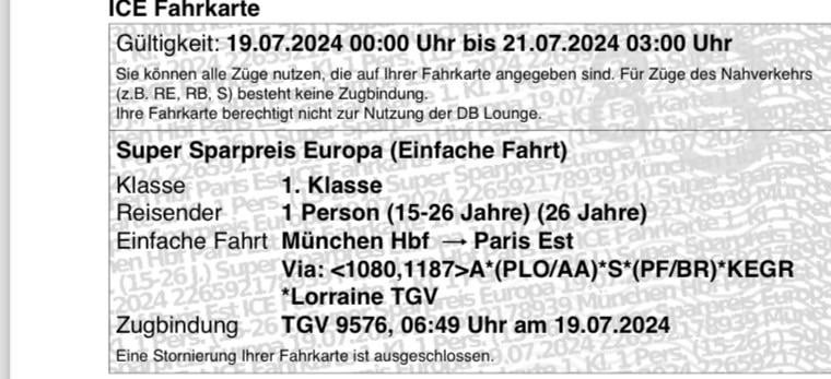 Deutsche Bahn „Gültigkeitsdatum“