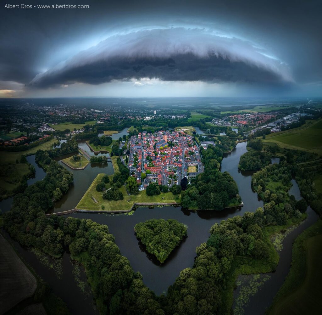 Der gestrige Sturm über Naarden Vesting