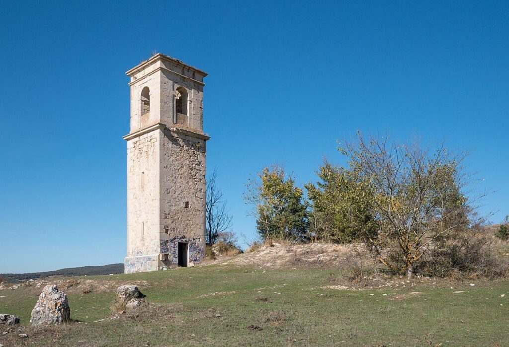Ochate, ein unbewohntes Gebiet in der Grafschaft Treviño (Burgos), in dem angeblich paranormale Phänomene auftreten.