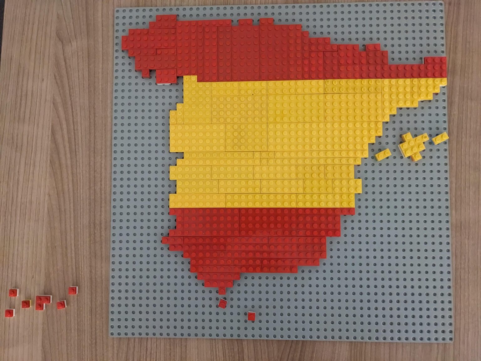 Spanien, hergestellt in Lego