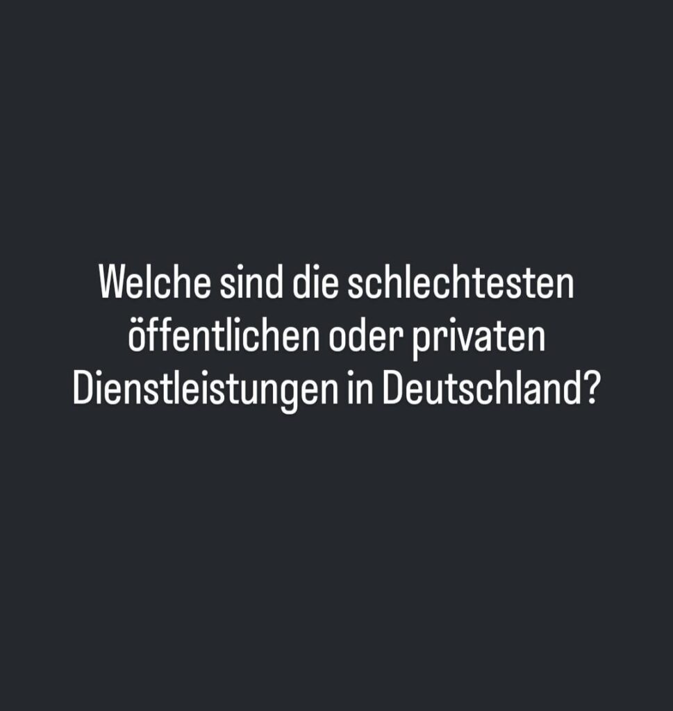 Der schlechteste Service, den Sie je erlebt haben