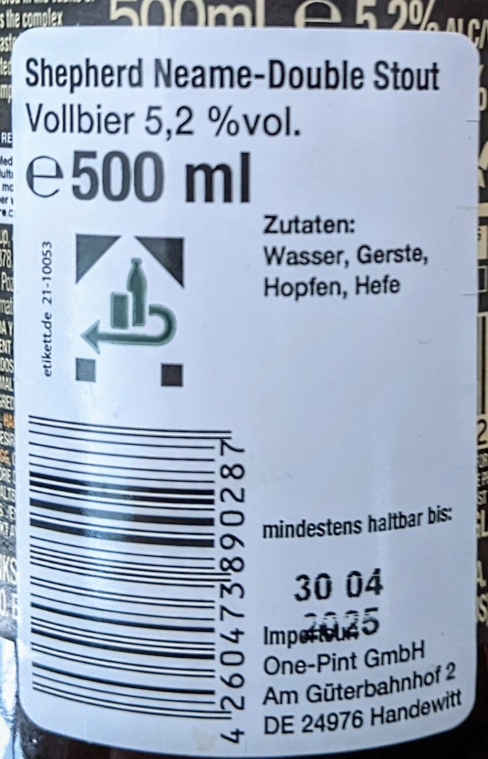 Wohin können nicht-deutsche Bierflaschen zurückgegeben werden? Wohin können nicht-deutsche Bierflaschen zurückgegeben werden?