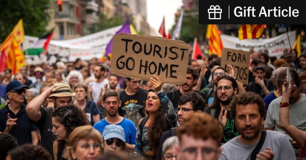 Barcelona ist mit Massentourismus konfrontiert: NYTimes-Geschenkartikel Barcelona ist mit Massentourismus konfrontiert: NYTimes-Geschenkartikel