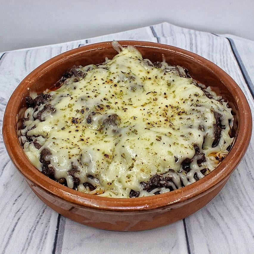 Kesselblutwurst mit Mozarella und Oregano
