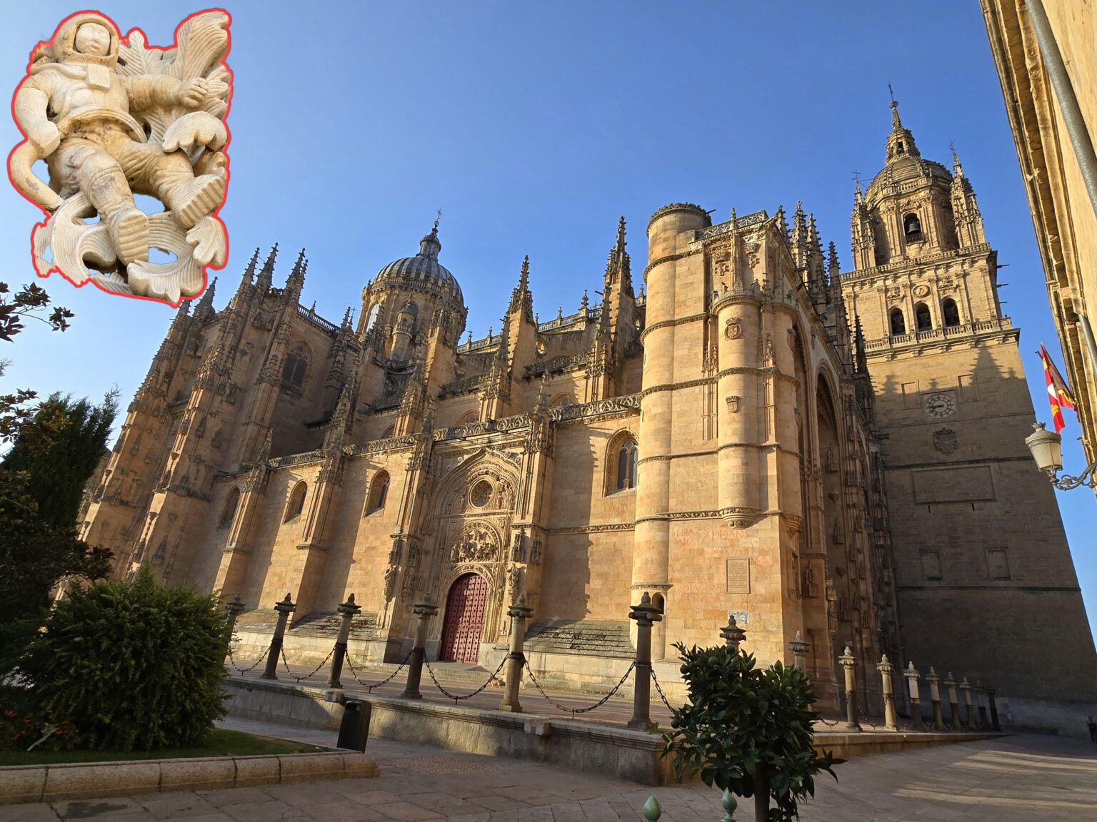 Salamanca Castilla y Leon Spanien, Kathedralen. Salamanca Castilla y Leon Spanien, Kathedralen.