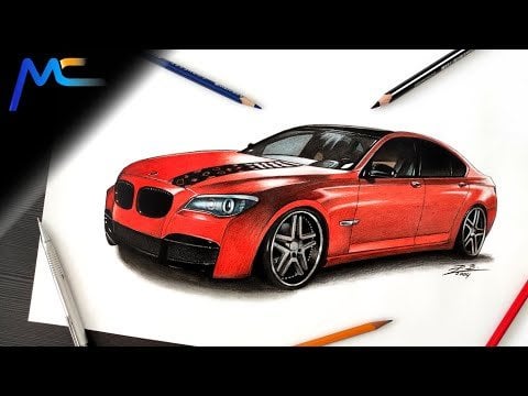Zeichnung eines BMW 5 G30 (IG, YTB: PB – Meine Kreationen)