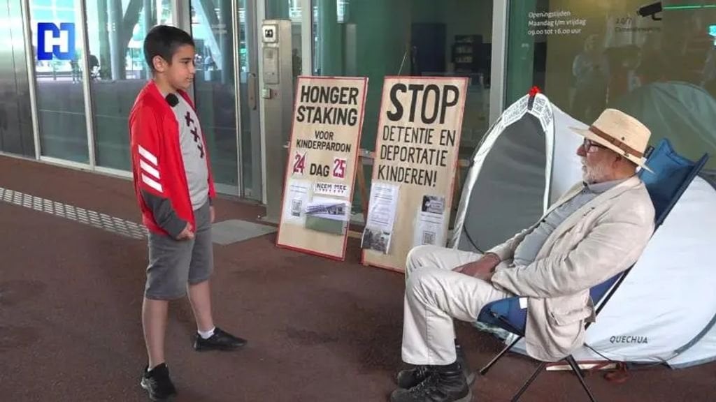 Seit 25 Tagen im Hungerstreik für eine Begnadigung der Kinder: „Ich bin hier und ich werde hier bleiben“