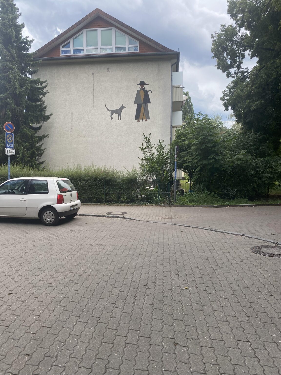 Wandbild am Schäfersee Berlin