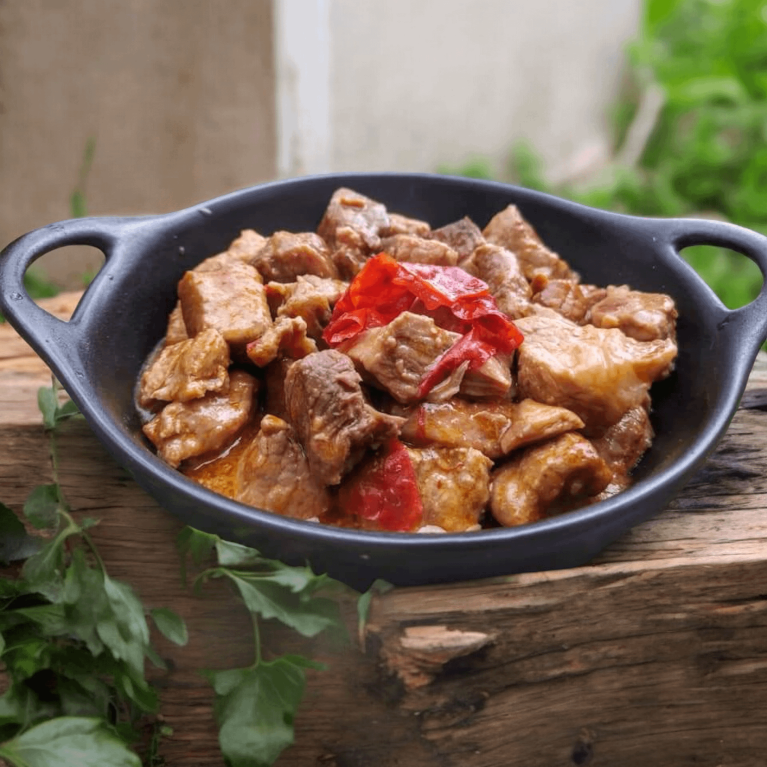 Wangen mit Paprika