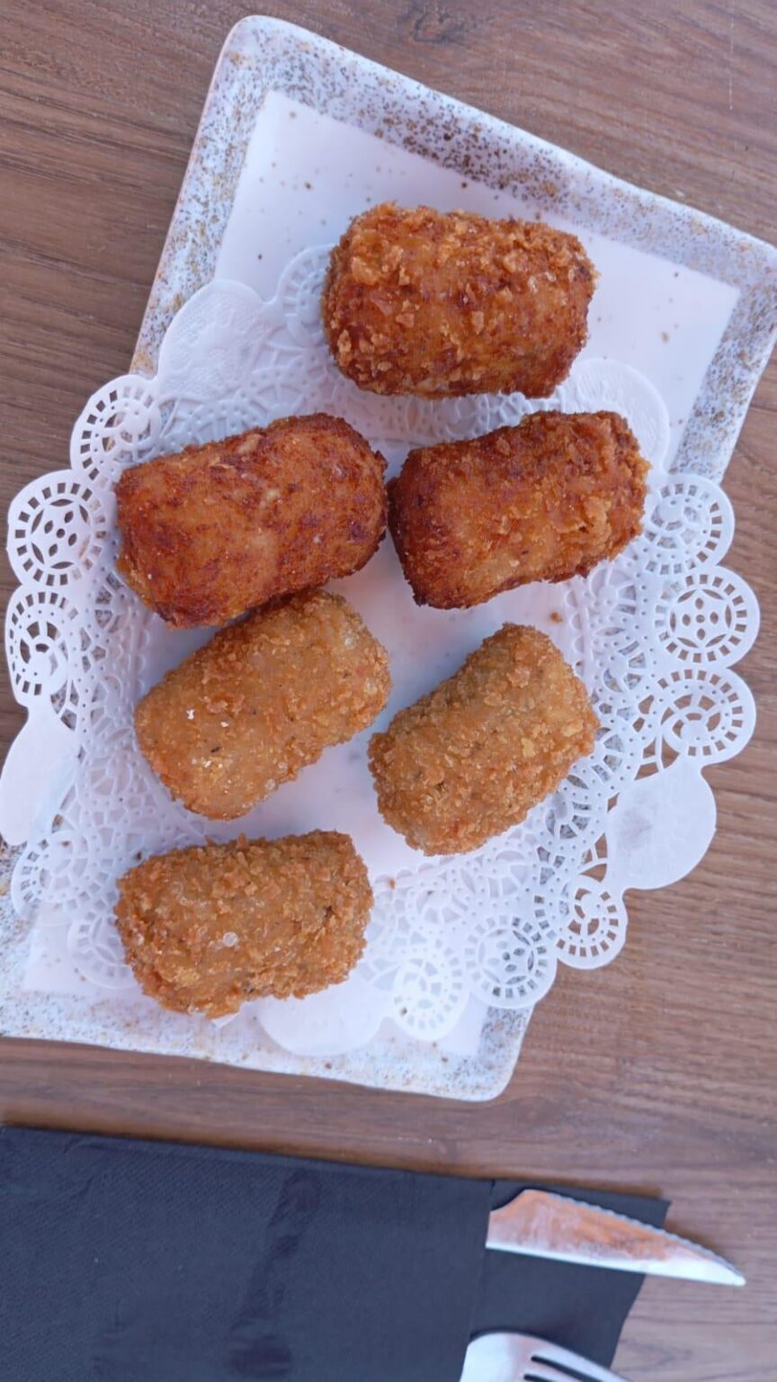 Leckere Steinpilz- und Schinkenkroketten 😋