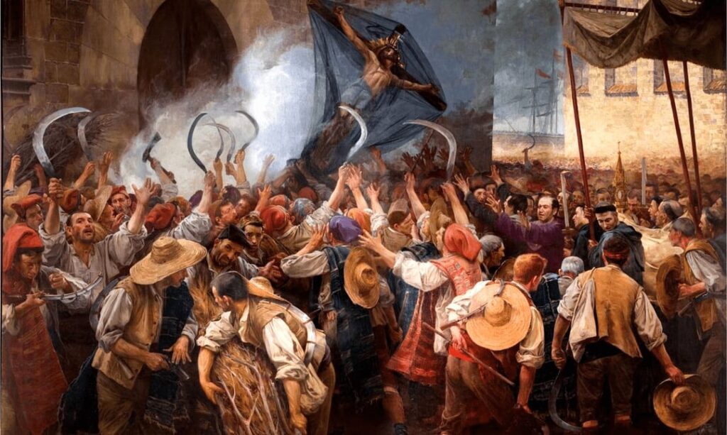 Alles Gute zum Geburtstag Katalonien! (Corpus de Sang, Antoni Estruch, 1907) + Der Tag von 1936 in Barcelona (Josep M. Sagarra)