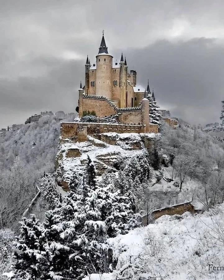 Alcazar von Segovia, es scheint etwas aus einer Geschichte zu stammen!