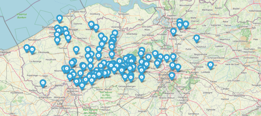 Weiß jemand, warum Städte, die auf -gem enden, scheinbar geografisch gruppiert sind?