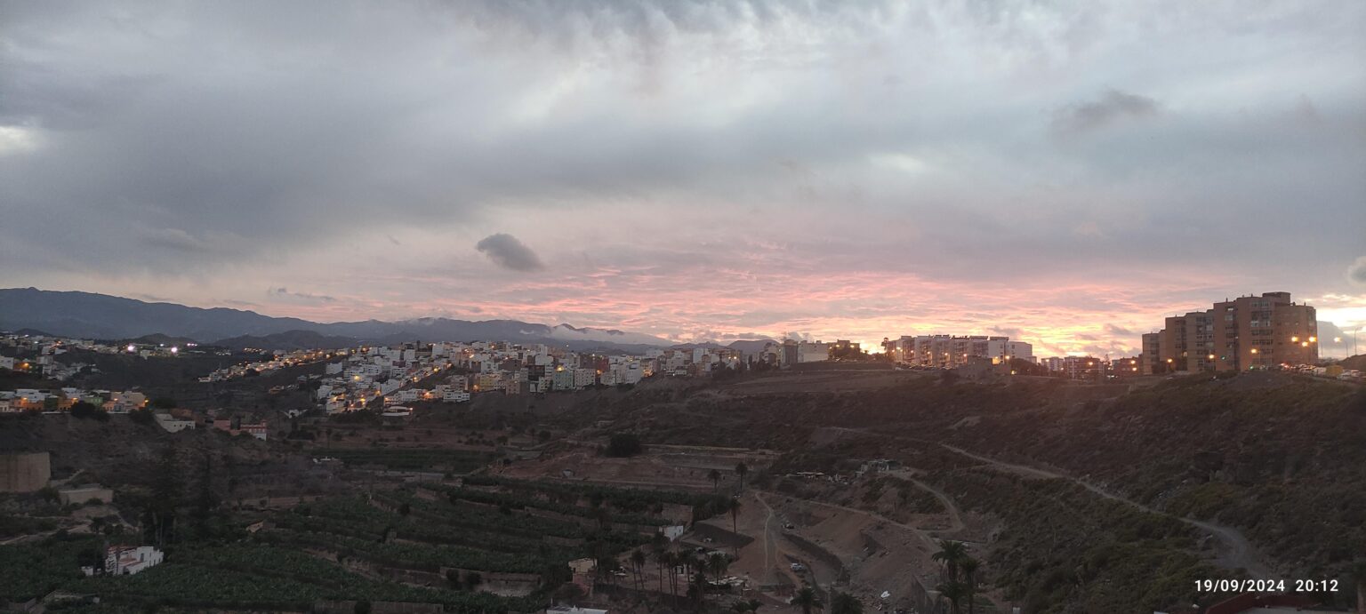 Sonnenuntergang in Las Palmas (Gran Canaria)