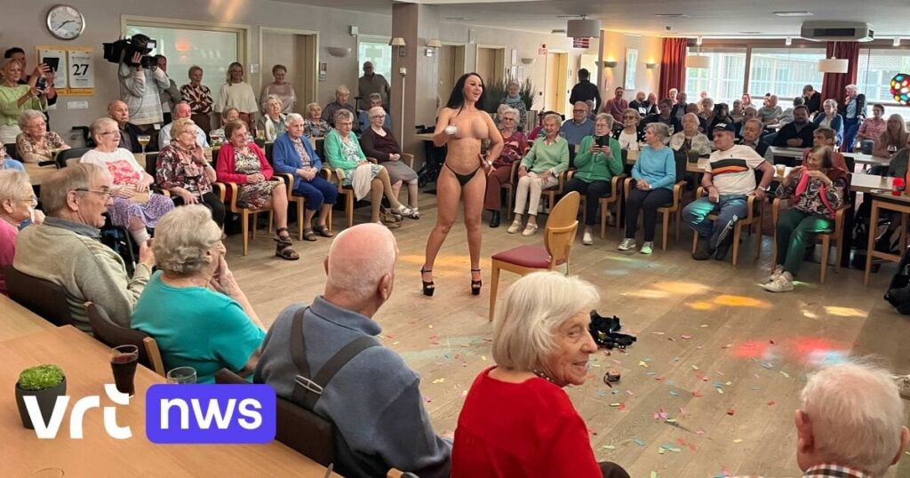 „Ich denke, sie können bald wiederkommen“: Bewohner und Mitarbeiter eines Pflegeheims in Beerse begeistert von der Striptease-Aktion