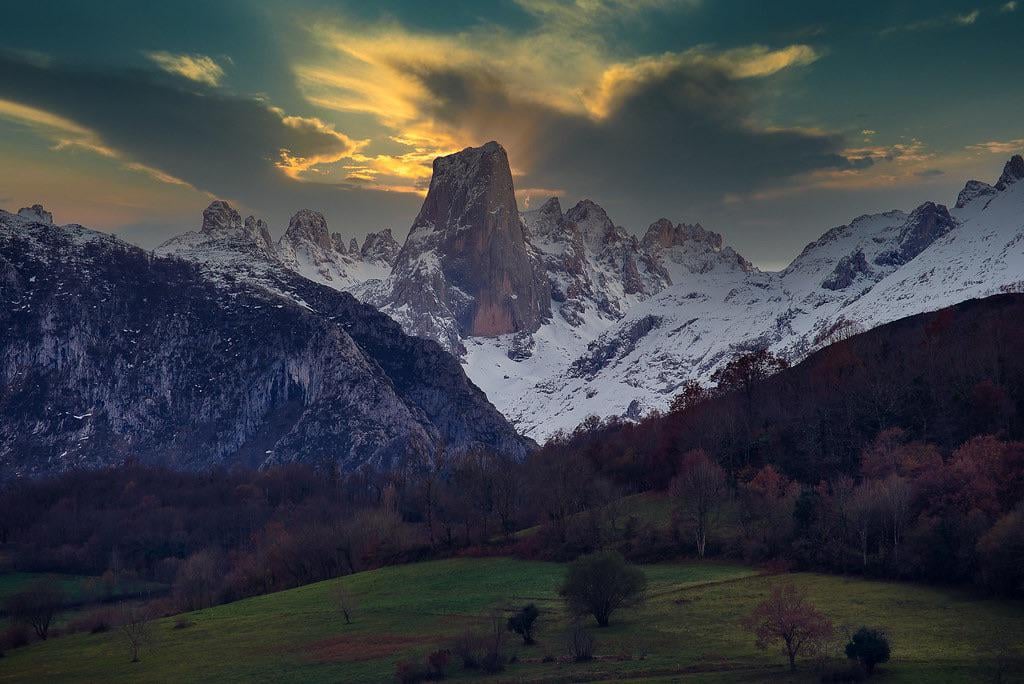 Wenn der Schnee kommt, werden wir wieder diese Aussicht auf den Bulnes-Orangenbaum haben!