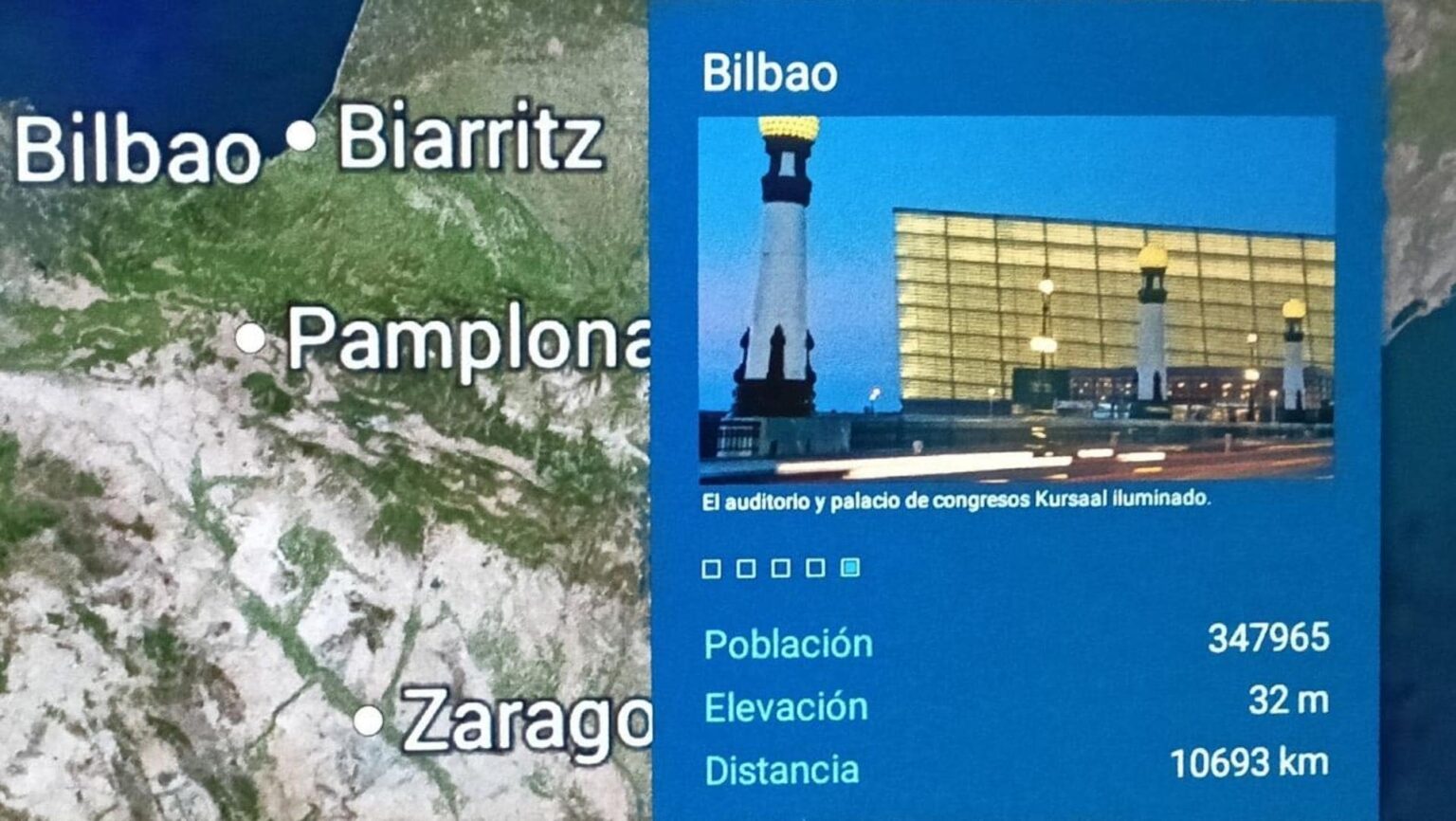 Eine berühmte internationale Fluggesellschaft nutzt ein Foto von San Sebastián, um Millionen von Passagieren Bilbao vorzustellen