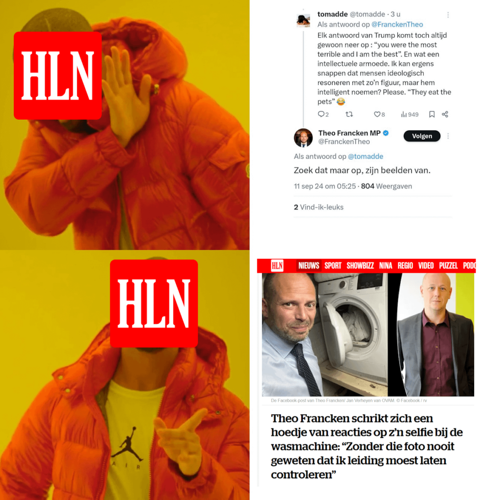 HLN ist wieder einmal ein Mundstück der NVA …