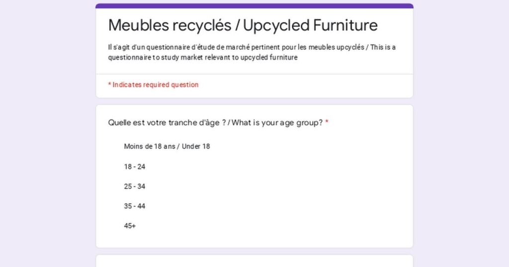 Umfrage zum Thema Möbel-Upcycling Umfrage zum Thema Möbel-Upcycling