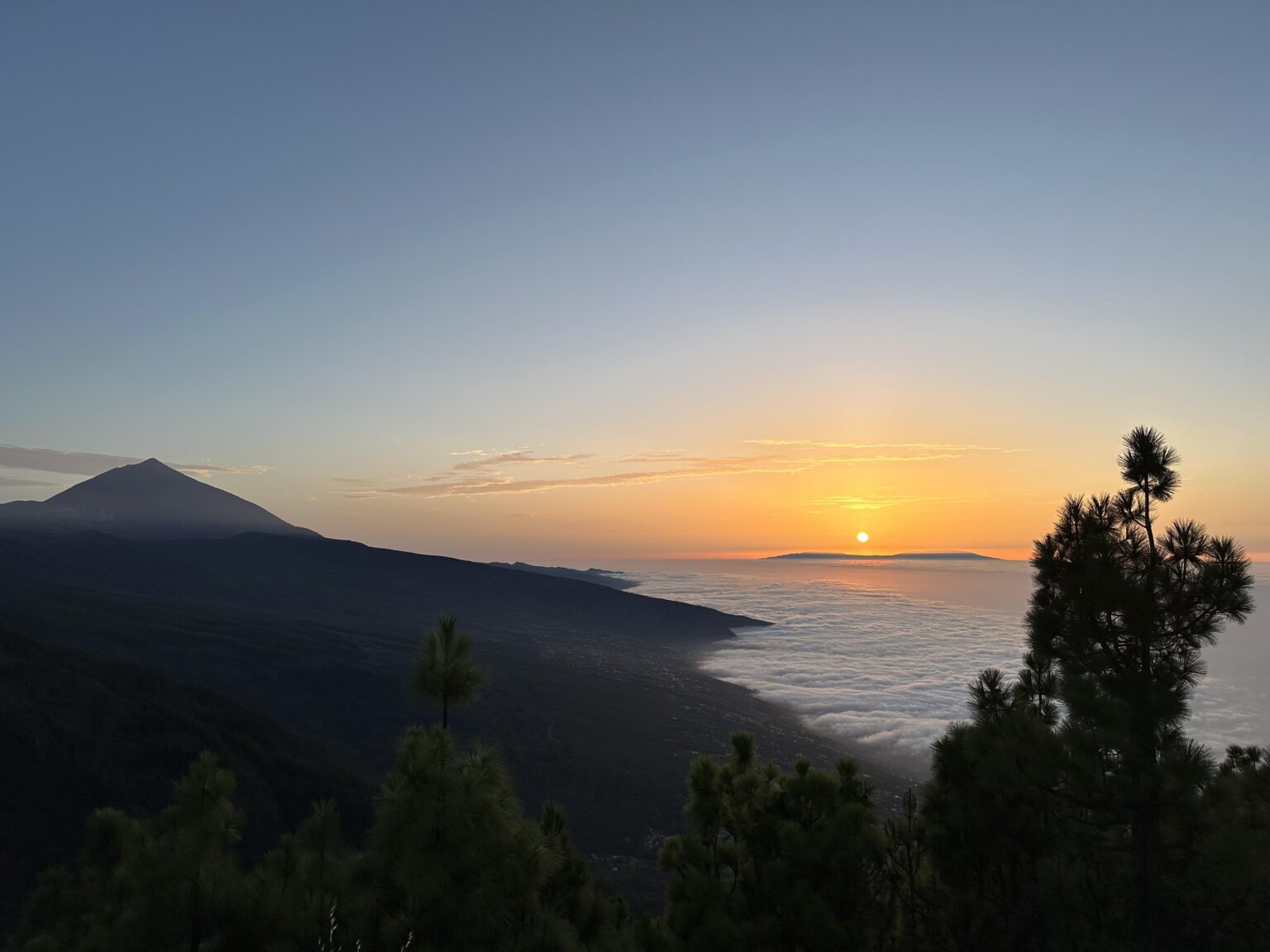Teneriffa über dem Wolkenmeer.❤️